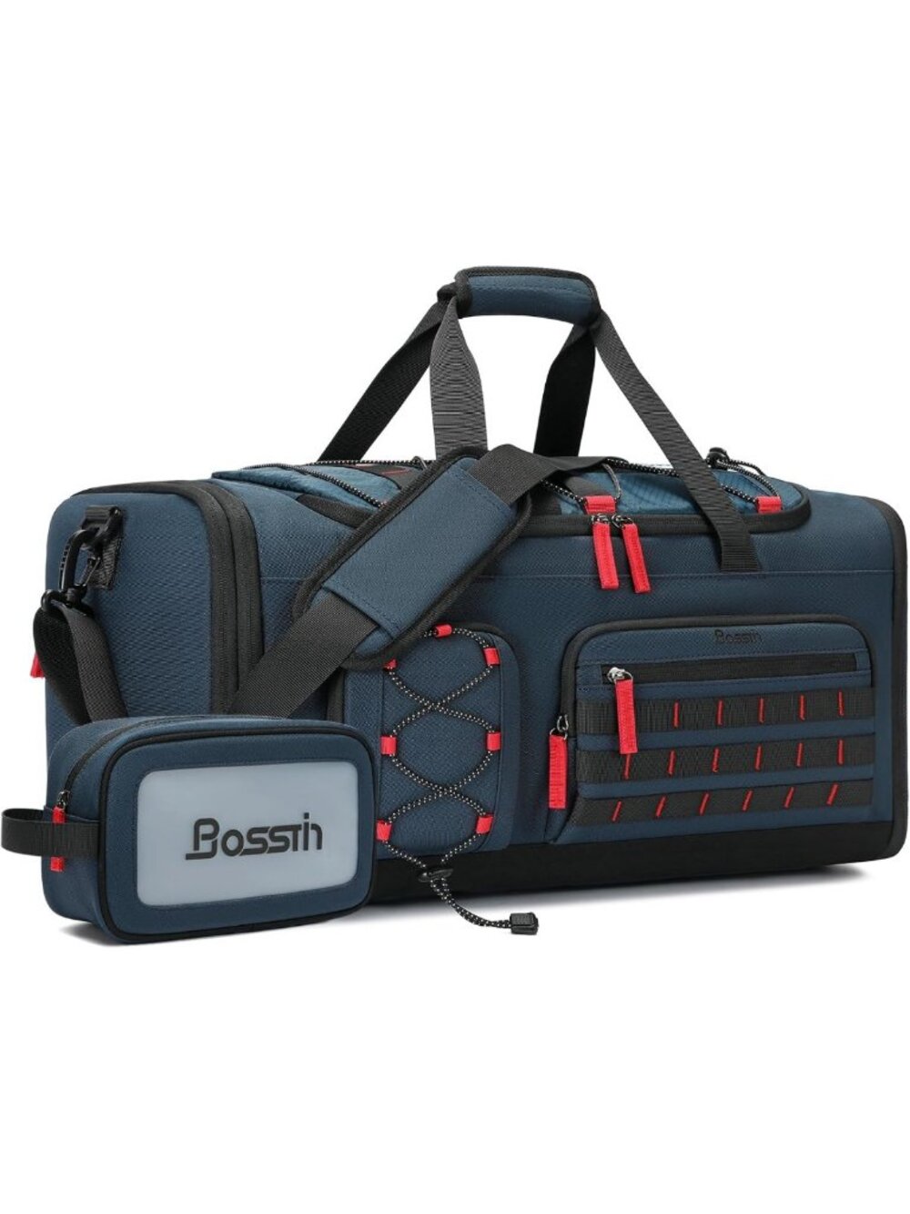 Expandable 45L-50L Sports Duffle Gym Bag for Men & Women - Versatile Travel Tote